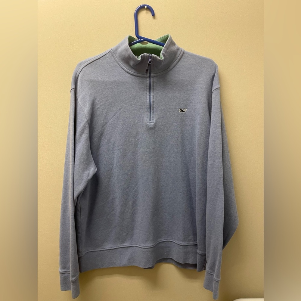 Light blue Vineyard Vines Pullover. Large